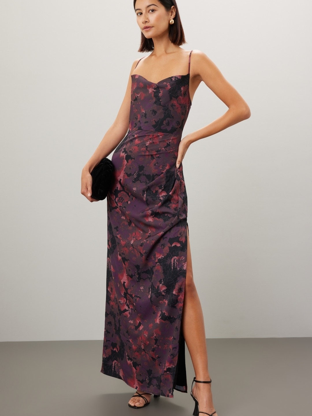 Slate & Willow Ruched Floral Dress
